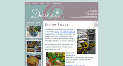 Desktop Screenshot of divinefoods.co.za